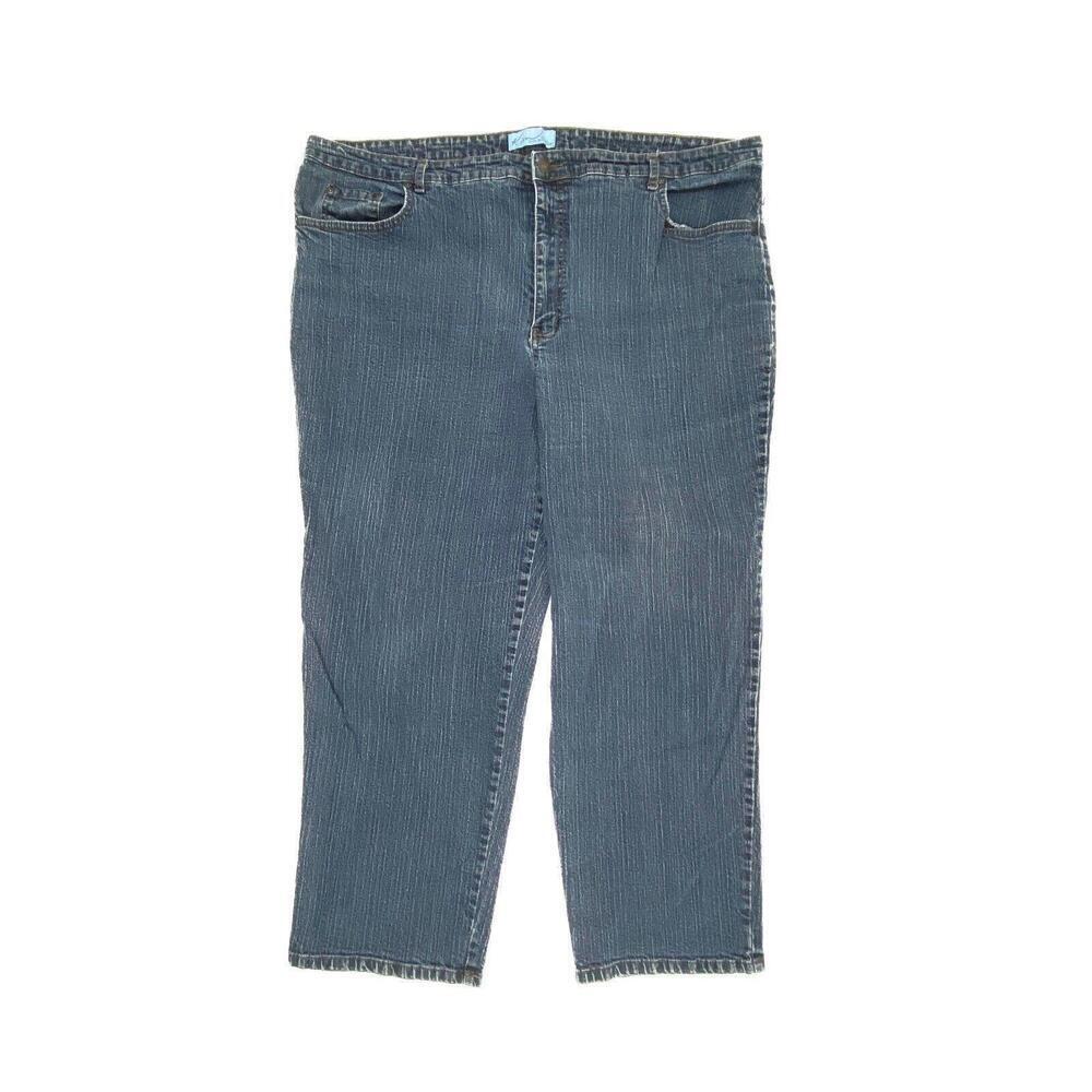 Kim Rogers Jeans Women 24WP Dark Wash Straight Leg Classic Denim R5254